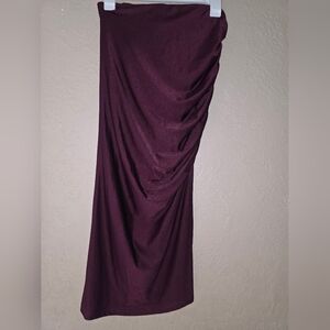 NWOT Burgundy Skirt